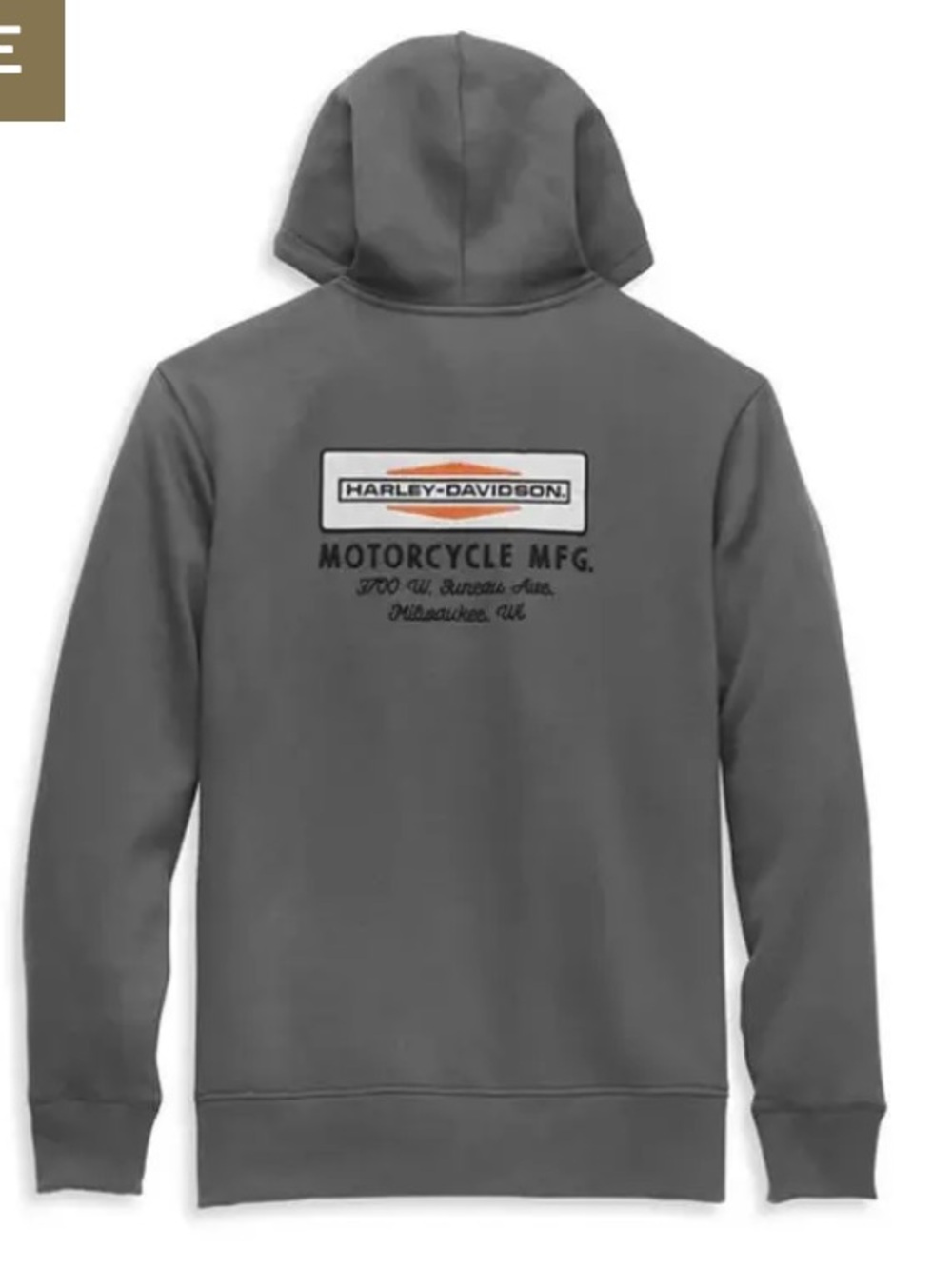 Harley Davidson Men’s Stacked Logo Chest Pocket Zip Front Jacket/Hoodie size XL - Picture 2 of 7